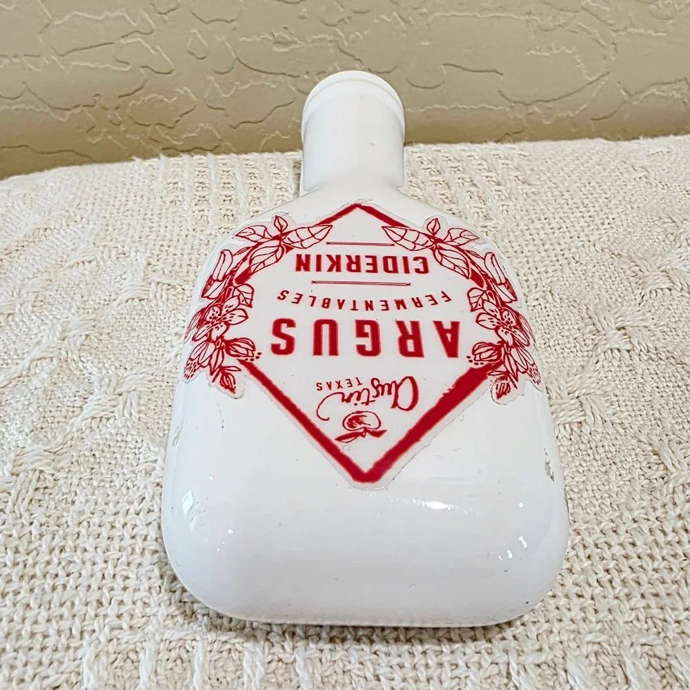 Argus Fermentables CIDERKIN Austin TX Porcelain Tap Handle Pull